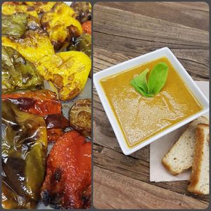 Roasted Pepper Soup at The Island Jar in Little Current