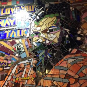 mosiac greatness at Two Boots Pizza - Grand Central Terminal in New York City