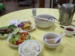 The dish at Kwun Yam Temple in Outlying Islands