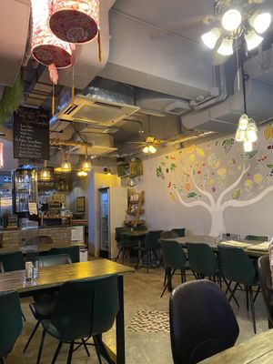 Cosy interior at Dandy’s  at Dandy's Organic Cafe in Hong Kong Island