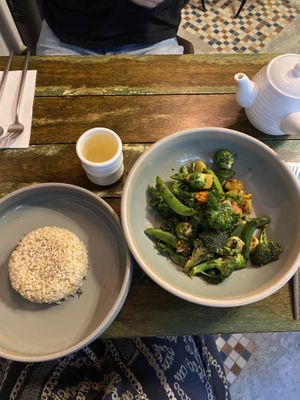 Basil Chili Veggies  at Dandy's Organic Cafe in Hong Kong Island