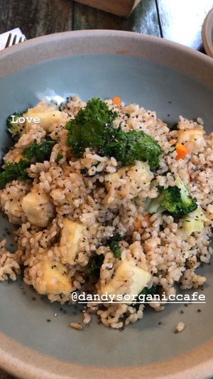 Lunch. All organic / all gluten free ✊🏼 at Dandy's Organic Cafe in Hong Kong Island