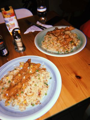 Nasi with satay skewers (sorry it’s blurry!) These were amazing at Loving Hut in Amsterdam