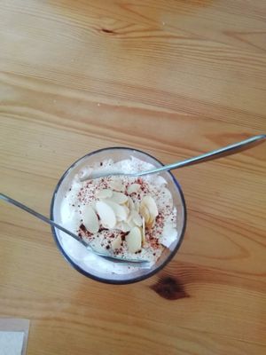 Tiramisu at Loving Hut in Amsterdam