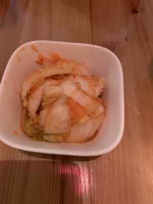 Kimchi  at Loving Hut in Amsterdam