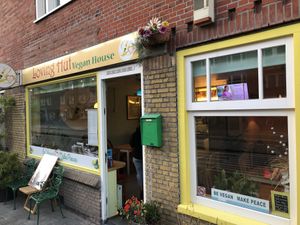 Front at Loving Hut in Amsterdam