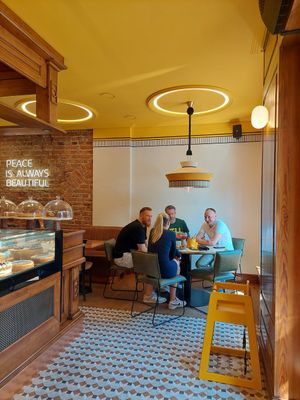 Inside at Holy Donut in Kaunas