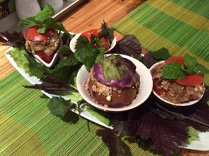 secret garden of eggplant! at May Taste in Hanoi