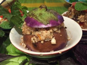 secret garden of eggplant! at May Taste in Hanoi