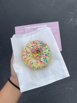Donut at Parlour Vegan Bakery in Plantation
