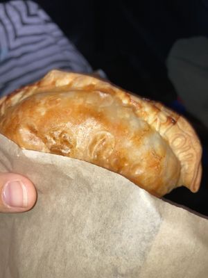 Buffalo cauliflower and quinoa empanada at Parlour Vegan Bakery in Plantation