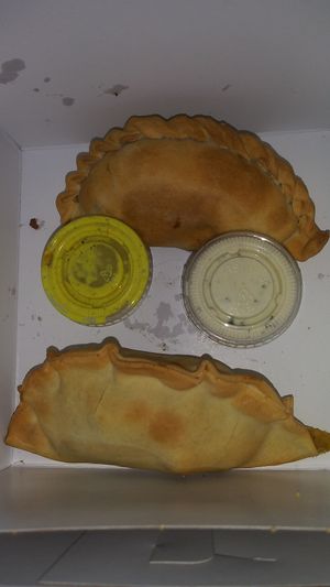 vegan empanadas at Parlour Vegan Bakery in Plantation