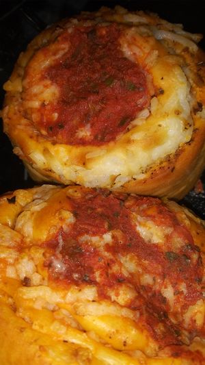 vegan pizza rolls at Parlour Vegan Bakery in Plantation