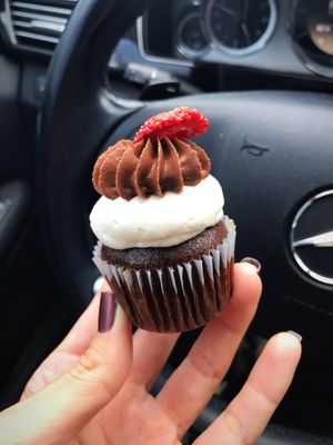 GF Cosmo Cupcake!  at Parlour Vegan Bakery in Plantation