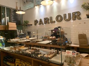 Inside at Parlour Vegan Bakery in Plantation