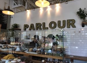 Interior at Parlour Vegan Bakery in Plantation