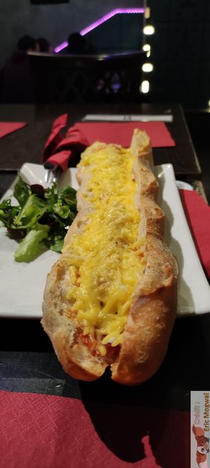42cm vegan hotdog at Le Dernier Bar avant la Fin du Monde in Paris