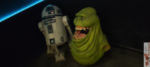 R2D2 and Ecto at Le Dernier Bar avant la Fin du Monde in Paris