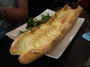 The 42 hotdog. at Le Dernier Bar avant la Fin du Monde in Paris