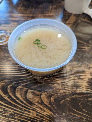 Miso soup -4/10 at Ginger House in Brooklyn