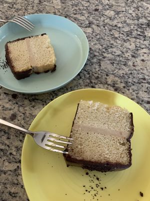 Boston cream pie at Vogue Cakes in Vancouver