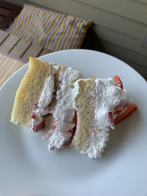 Strawberry shortcake  at Vogue Cakes in Vancouver