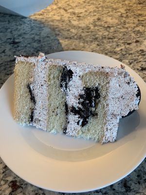 Cookies and cream cake  at Vogue Cakes in Vancouver