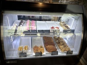 More cakes & savoury pastries like vegan Calezone! 😋   at Vogue Cakes in Vancouver