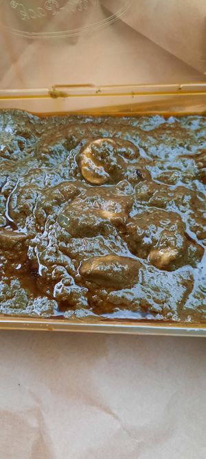 Spinach and mushroom at Green Mushroom in Newtown