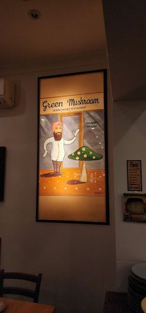 The cool dude in the picture was awesome. Ranks within top 10 friendliest person on earth. at Green Mushroom in Newtown