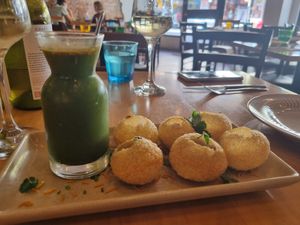 Pani Puri at Green Mushroom in Newtown