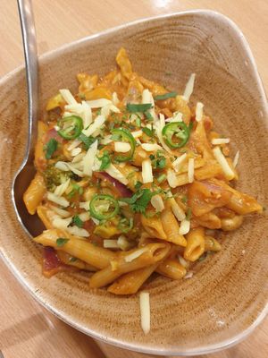 Pasta Bombay $21.95 at Green Mushroom in Newtown