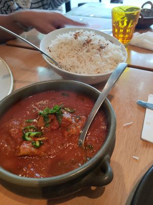 Lamb curry at Green Mushroom in Newtown