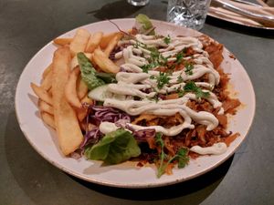 Döner plate at Cafe Rost in Mannheim