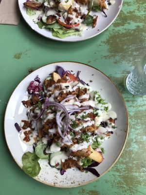 Seitan Kebap Plate   at Cafe Rost in Mannheim