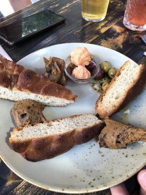 Antipasti plate   at Cafe Rost in Mannheim