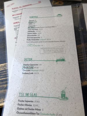 Coffee etc  at Cafe Rost in Mannheim