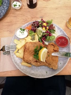 Schniposa at Cafe Rost in Mannheim