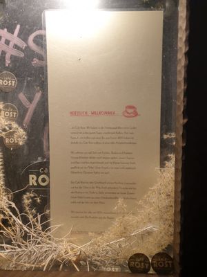  at Cafe Rost in Mannheim