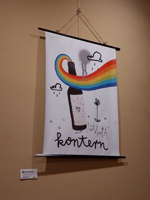 Poster exhibition at Cafe Rost in Mannheim