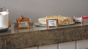 Banana bread and gluten free cakes at No58 Speiserei in Berlin