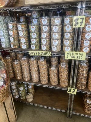 When It Doubt - Go for Raw Nuts/Fruit  at Rodin Ranch Farmers Market in Modesto