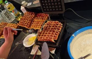 Waffles at Tofuclub in Recklinghausen