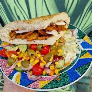 Döner at Tofuclub in Recklinghausen