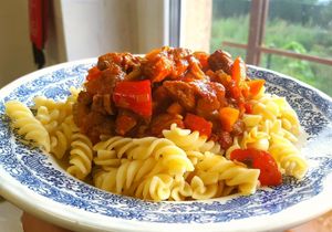 Pasta at Tofuclub in Recklinghausen