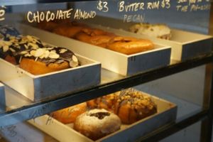 Some donuts at Apiecalypse Now Pizza and Snack Bar in Toronto
