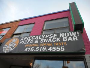 nom nom at Apiecalypse Now Pizza and Snack Bar in Toronto
