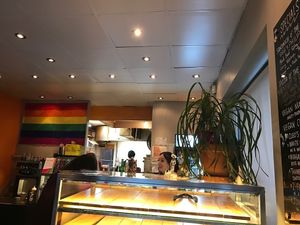 Inside at Apiecalypse Now Pizza and Snack Bar in Toronto