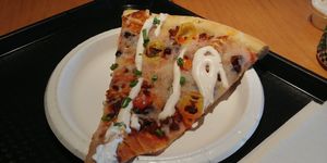 Zachos pizza slice at Apiecalypse Now Pizza and Snack Bar in Toronto