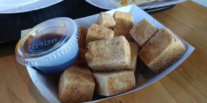 'Chicken' nuggets at Apiecalypse Now Pizza and Snack Bar in Toronto